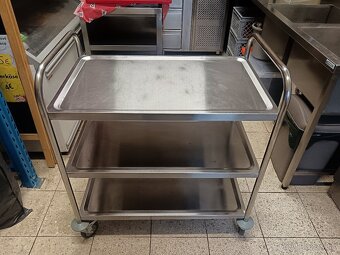 Servírovací vozík INOX - 2