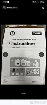 Thule Audi A3 Sportback stresny nosic - 2