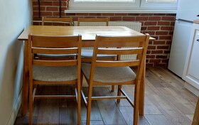 Jedálenský set stôl + 4x stolička - 2