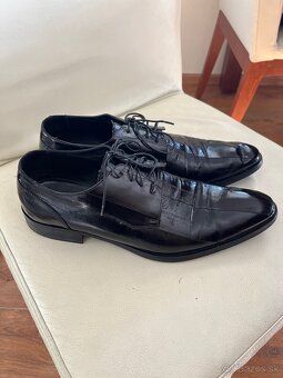 Baldinini elegantné kožené oblekové topánky č.42 - 2