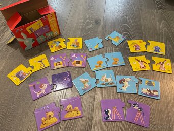 Hrané puzzle a drevené skladačky - 2