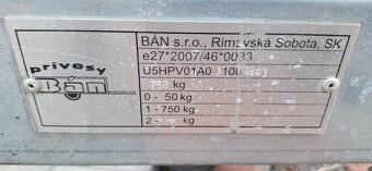 PRIVESNY VOZIK BAN - 2