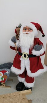 Vianočný set dekorácií – Santa, stromček, sane, welcome tabu - 2