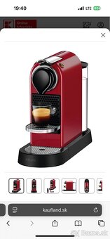 Nespresso citiz červený kávovar - 2