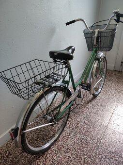 Dámsky vintage bicykel s 2 košíkmi - 2