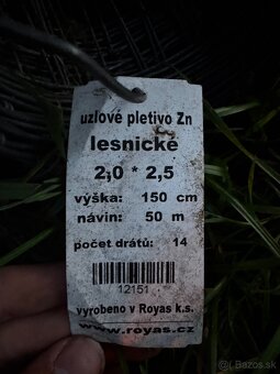 Lesnícke uzlové pletivo - 2