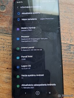Gaming mobil LENOVO Legion Phone L79031 , herný smartphone - 2