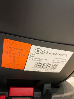 Predam autosedacku Kinderkraft - 2