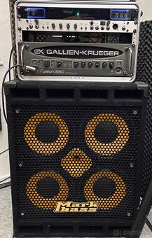 Gallien Krueger Fusion 550 a Markbass 104HF a Ladička Korg - 2