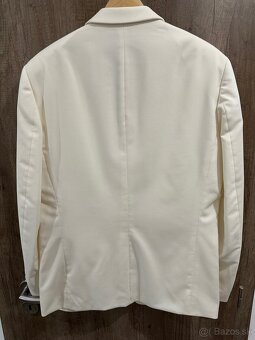 Krémové smokingové sako Wilvorst - 2