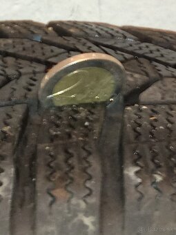 3 kusy zimné pneu 195/65 R 15,,  5x112, octavia 2, golf V - 2