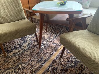 Retro kresla a stolik - 2