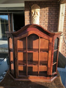 Nástenné vitríny v rustikálnom štýle – 2 ks - 2