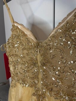 Zlaté šaty, veľ. S, s vysačkou - 2