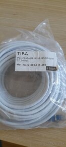 Sieťový kabel RJ45 TIBA Cat5e 20metrov - 2