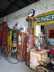 Starý benzínový stojan Esso 1932, původní, rare - 2