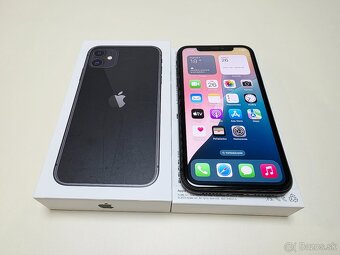 APPLE IPHONE 11 128GB BLACK TOP STAV,ZDRAVIE BATERKY 100% - 2