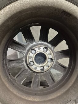Originál Mercedes disky + zimné Barum 205/55 R16 – TOP stav - 2
