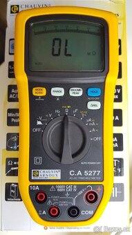 Priemyselný profesionálny multimeter Chauvin Arnoux c.a 5277 - 2