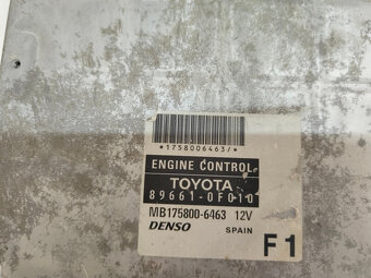Riadiaca jednotka Toyota 2.0 D 89661-0F010 70€ - 2