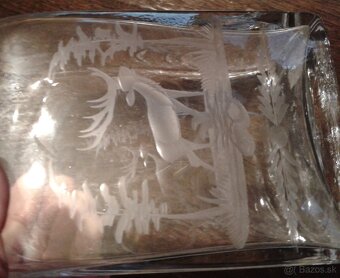 Džbán a karafa fľaša sklo, poľovník - 2