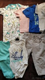 7x tričko, 5x kraťase, nohavice veľ. 74 - 80 - 2