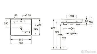 umýadlo Villeroy & Boch - 2