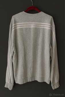 Sivá pánska mikina Adidas vo veľkosti XL - 2