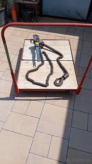 Manipulačný vozik + kladka - 2