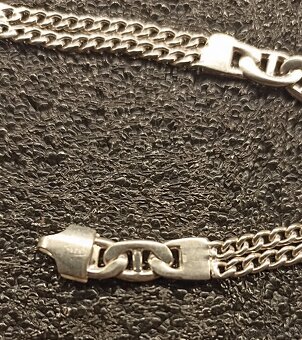 Strieborný dámsky náramok - 2