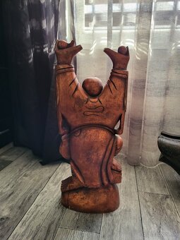 Original Drevený Buddha 60cm vysoké - 2