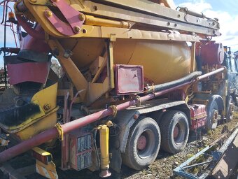 Betonpumpa 28m rameno , domiesavac 5.5m3 - 2