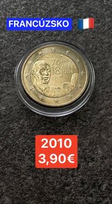 Francúzko - pamätné dvojeurové mince - 2