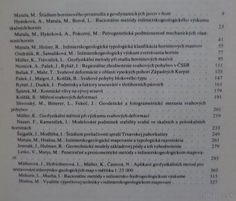 Inžinierskogeologické štúdium horninového prostredia - 2