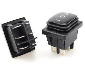 Vratný kolískový prepínač - vodotesný - 2