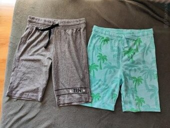 Tepláky , kraťasy  veľkosť  134  nove - 2