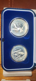 proof strieborné mince Taliansko Turín 2006 - 2