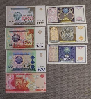 Unc bankovky (zostava č.25) - 2