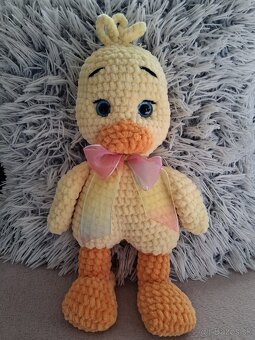Háčkovaná hračka- kačička - 2