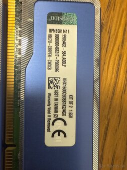 predam RAM kingstone DDR3 2x2GB - 2