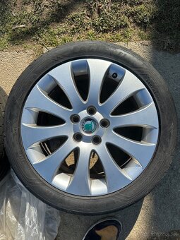 Disky škoda Superb 2 225/45 r17 - 2