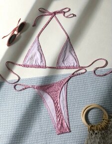 Sexy plavky v.XS,S,M ružovo -fialove - 2