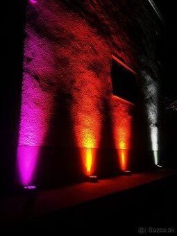 Batériovy led par AKKU RGBWAUV, diaľkové ovládanie + Taška - 2