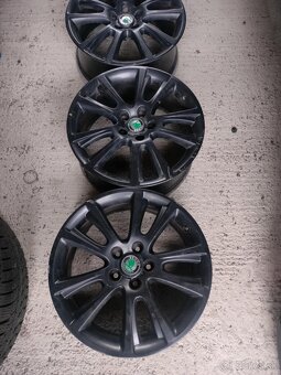 4ks alu disky orig. Škoda 5x112 r18 - 2