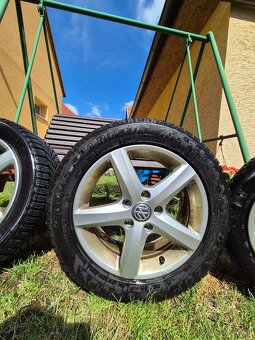Predám ORIGINÁL HLINIKOVÉ DISKY VW 16 - 5x112 + ZIMNÉ GUMY - 2