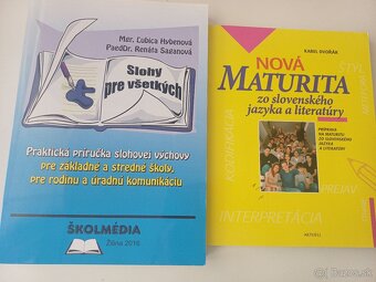 Slovenský jazyk učebnice,maturita - 2