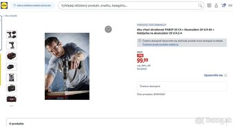 PARKSIDE PERFORMANCE®Aku vŕtací skrutkovač PABSP 20 -nepouž - 2