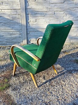 Retro kreslo TON Jaroslav Šmídek (štýl Halabala) - 2