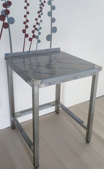 Gastro nerezový stôl, kuchynské pracovné stoly, mäsiarské - 2