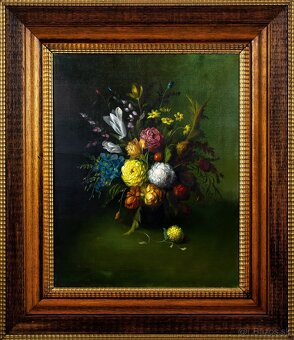 Kvetena. , N.Sherif, olej na plátne, 720 × 630 mm - 2